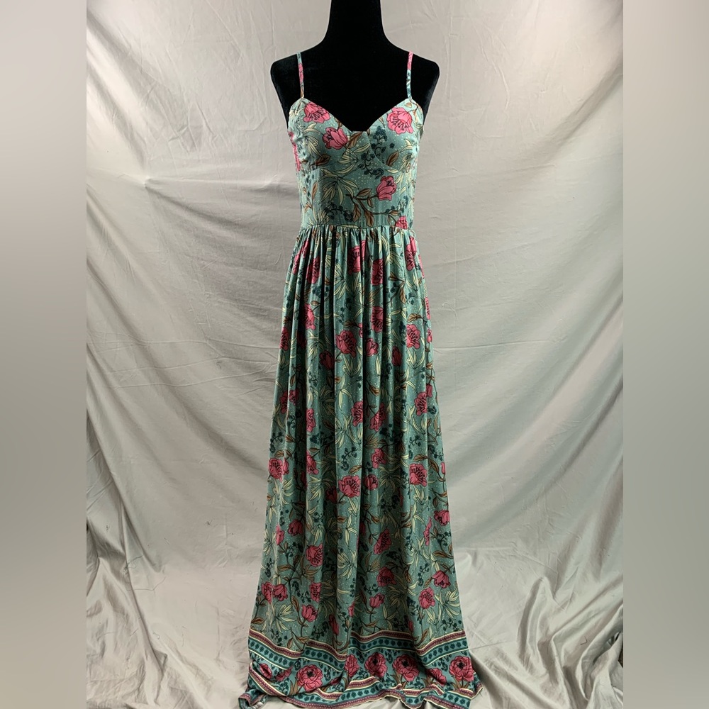 Boho Floral Print Cami Dress - Picture 10 of 14